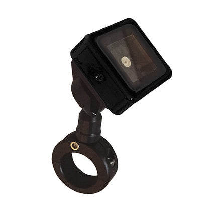 KIS RAIL BRACKET, with Socket and backplate (Black)