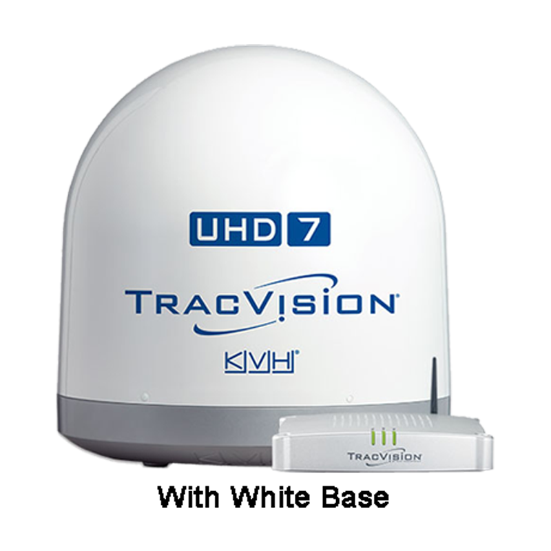 TracVision UHD7, Std. Dome-White Base