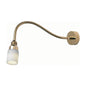 Kiel, Gold, White Glass Shade, 20" (500mm) Built-in Dimmer, 10-30VDC