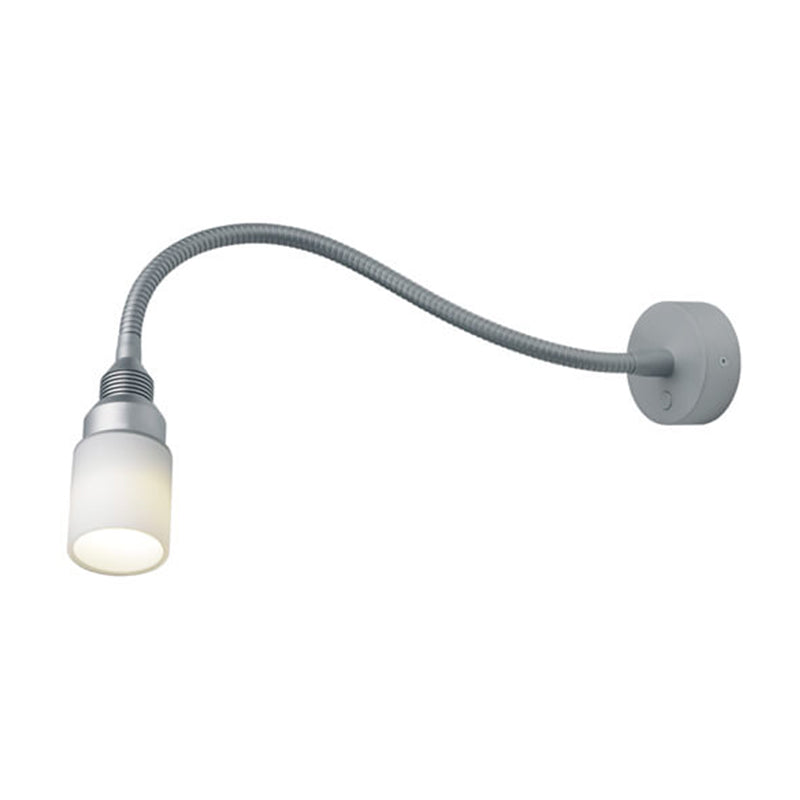 Kiel, Matte Chrome, White Glass Shade, 20" (500mm) Built-in Dimmer, 10-30VDC