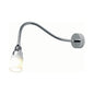 Kiel, Chrome, White Glass Shade, Built-in Dimmer, 10-30VDC