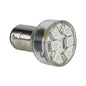 "Mini" LED Replacement Bulb, BA15d, Warm White 10-30VDC(1.5W), Directional