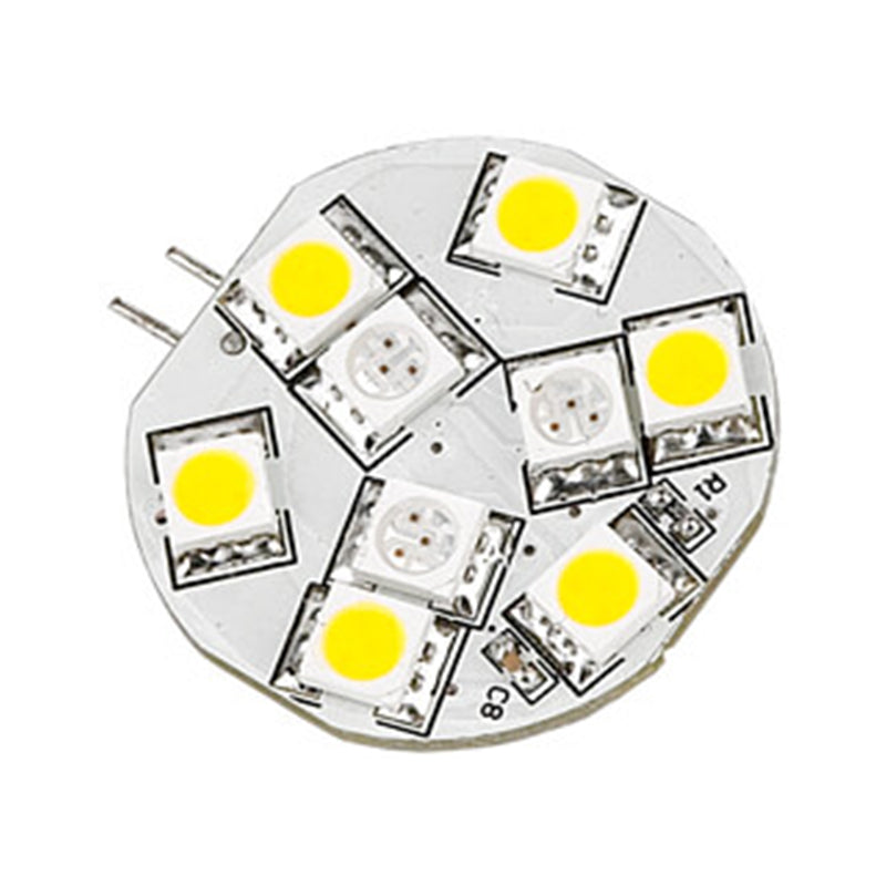 "X-Beam" Dual Color LED Replacement Bulb Red/Warm White, 10-30VDC (1.6W), G4 Socket