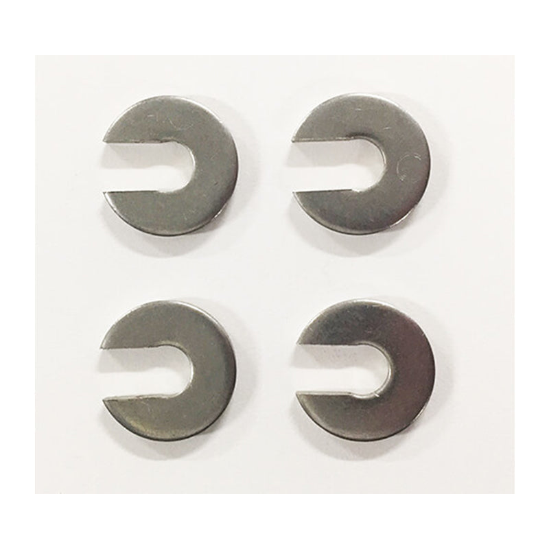 SET OF 4 S/S SLOTTED WASHERS FOR DECK STUDS-THINNER DECK