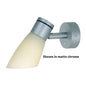 Lassan LED Reading Light, Chrome Plated Brass Integrated Dimmer Switch, 10-30VDC, 4W