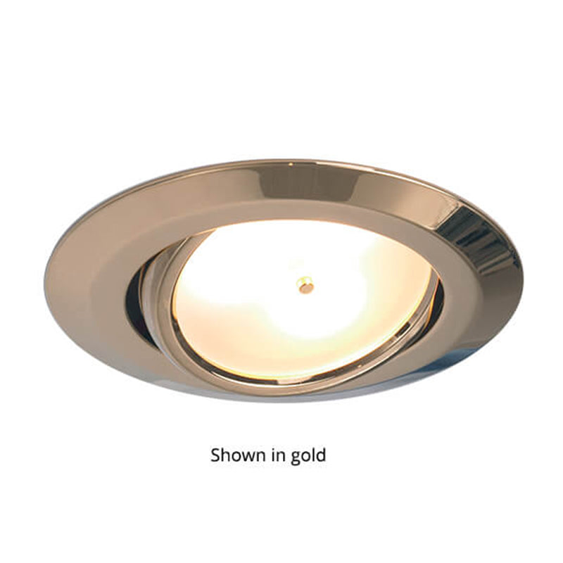 Leer LED Adjustable Downlight, Chrome, 10-30VDC Warm White, Master (Dimmable), IP20