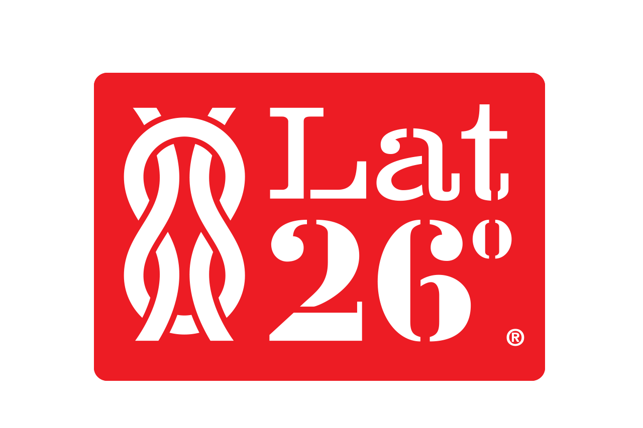 Lat 26° Stickers - Multiple Options to choose from