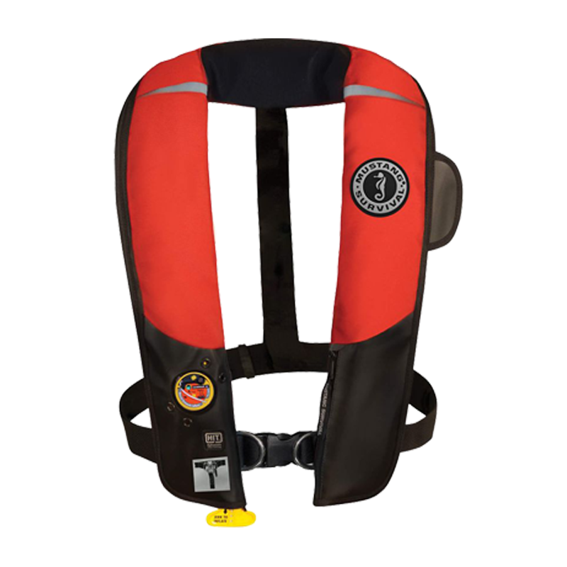 Lifevest, HIT Auto Inflate w/Harn, Rd/Bk