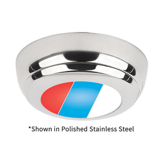 Tri-Color Sigma Surf-Mt, Polished Stainless Steel Red/Blue/Cool White, 10-40VDC, IP65