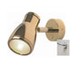 Munich, Gold with Gold Metal Shade & Switch Built-in Dimmer, 3 x 1W Warm White LEDs, 10-30VDC