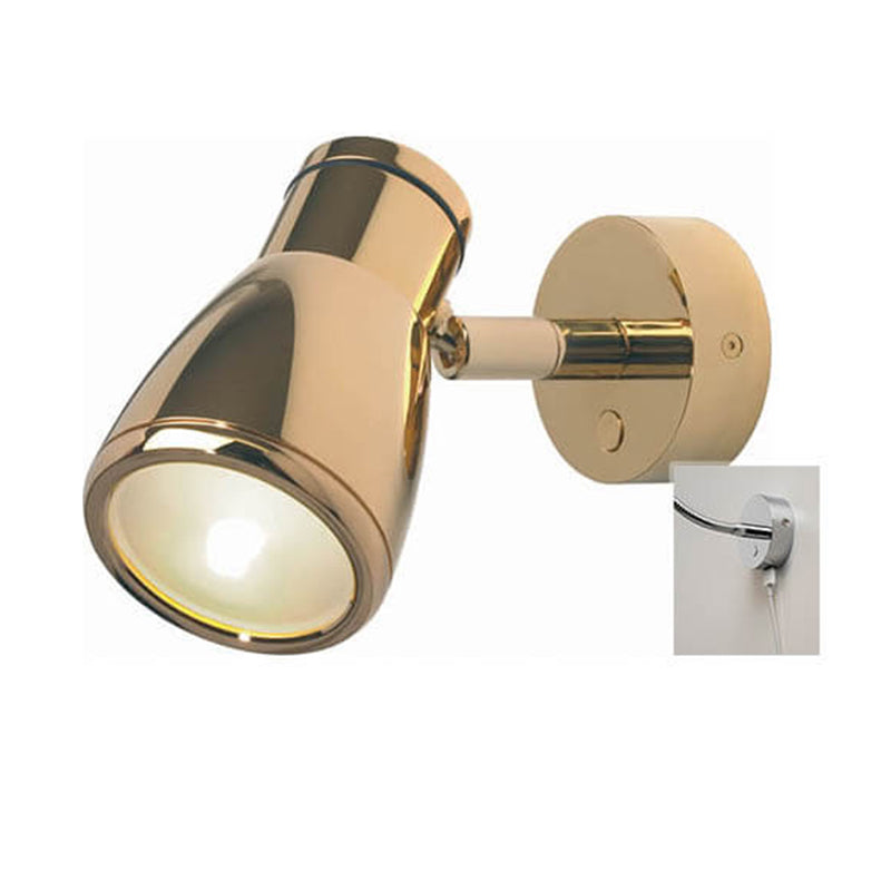 Munich, Gold w/Gold Metal Shade & USB, Dimmer, Warm