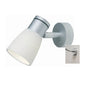 Munich, Matte Chrome with White Glass Shade Dimmer, 3 x 1W Warm White LEDs, 10-30VDC