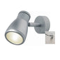 Munich, Matte Chrome, Shade & Switch Built-in Dimmer, 3 x 1W Warm White LEDs, 10-30VDC