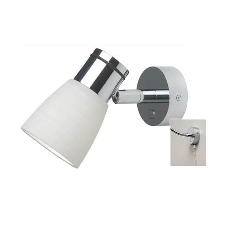 Munich, Matte Chrome w/Matte Chrome Metal Shade & DIM2WARM (3000-2200K)