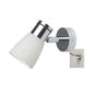 Munich, Chrome w/White Glass Shade & DIM2WARM (3000-2200K)