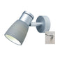 Munich, Matte Chrome with Titanium Glass Shade Built-in Dimmer, 3 x 1W Warm White LEDs, 10-30VDC