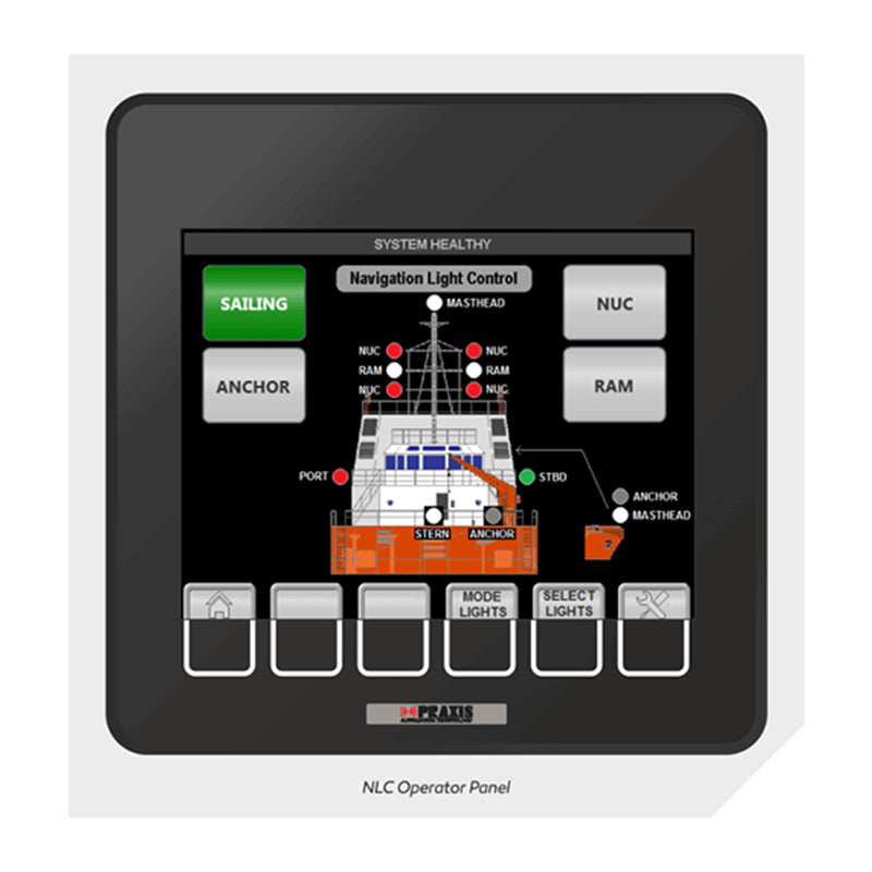 5.7" TFT-touch NLCS for 12/12 connections 24v, include operating panel & I/O Module