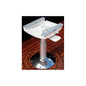 Norsap 1476BL Seat Pedstl, 325-420mm/12.8-16.5 in. Adj Height, Gas Suspension, Pol Alum/Chromed Base