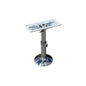 Norsap 1610 Fixed Table Column, 16.5-26.8 in. Adj Hght, Gas Assist, Stainless Base