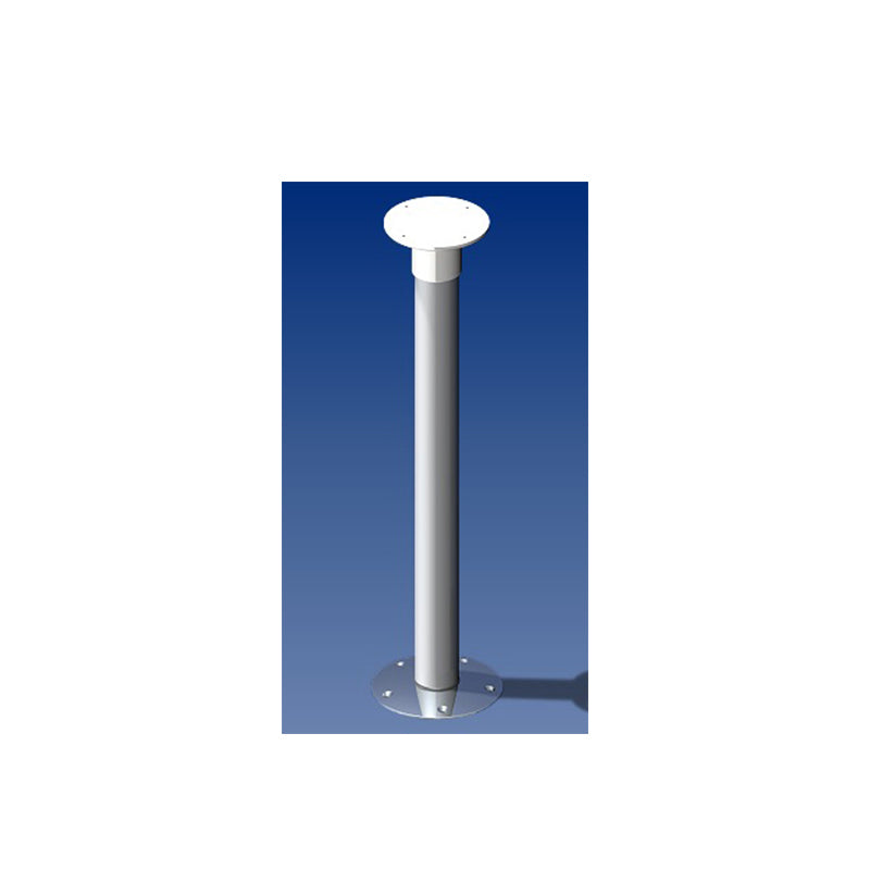 Norsap 2010 Movable Table Column, 23.6 in. (600mm) Fixed Height, Anodized Tube/Stainless Steel Base