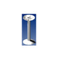 Norsap 7020 Fixed Table Column,Ht:27.6 in. ø80mm Anodized Tube, Std White Flanges