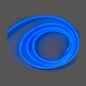 Neon LED Rope Light, Top Emitting, Blue, 120V 5/16"x5/8" UV Resistant PVC, Cuttable Every 19.5"