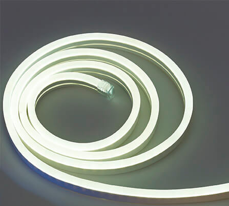 Neon LED Rope Light, 12VDC, 5/16"X5/8" Top Emitting, PVC (per ft)