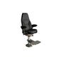 Norsap 1000 Helm Chair, Maximum Seat Height 900mm Fixed Column, Flange Base, No Footrest, Charcoal