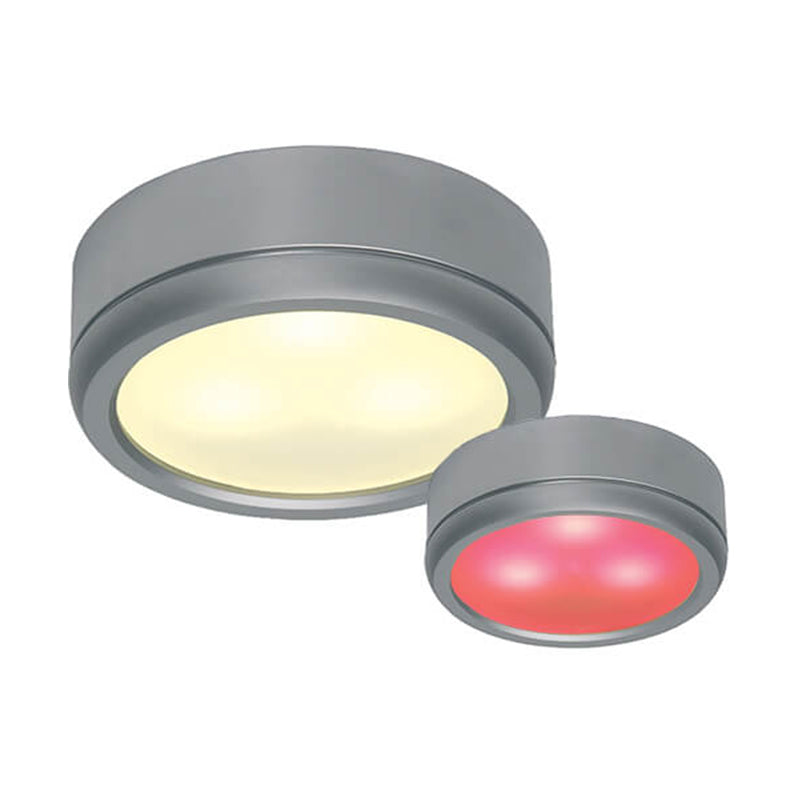 Norden LED Slave, 10-30VDC, 3W, Warm White/Red Chrome, Controlled with Norden Master