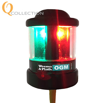 Q Tricolor/Anchor LED Nav Light with Photodiode in Black