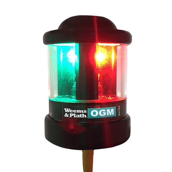 Q TriColor/Anchor LED Nav Light in Black Housing