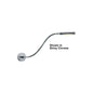 Rugen, chrome table mount light with USB With siwtch & dimmer, WW/Red, 500MM
