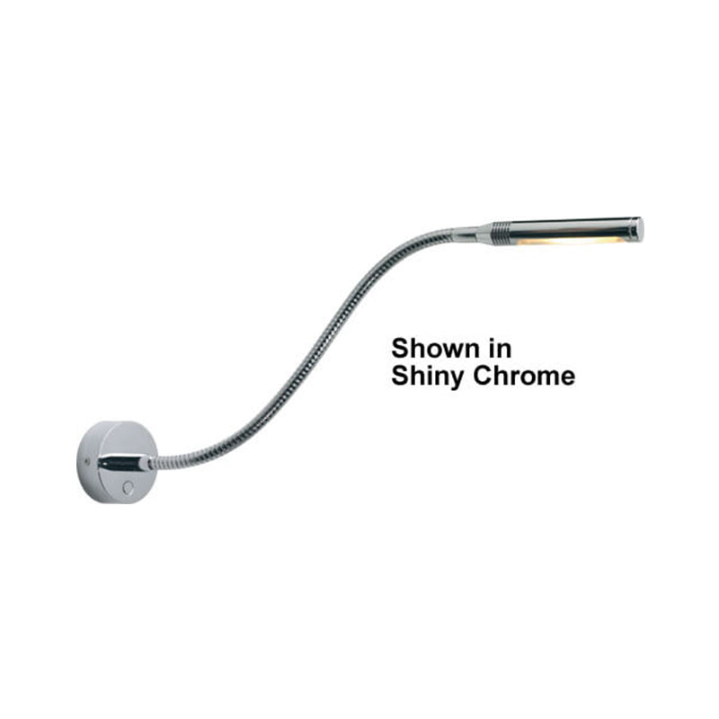 Rugen Flex-Arm, Table-Mount, Gold, WW/Red Integrated Dimmer & Switch, 10-30VDC