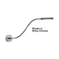 Rugen Reading & Chart LED Flex Light, Gold, 500mm Bulkhead Mounting, Leather, w/Dimmer, 10-30VDC