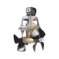 Thruster, Hydraulic 550 kg Thrust/386 mm tunnel 52cc Piston motor, CR Composite K-props/oilfed leg