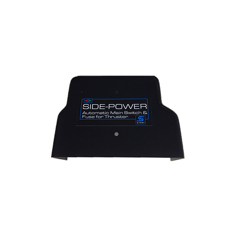 Cover, black plastic for auto main switch new style with slot for red button