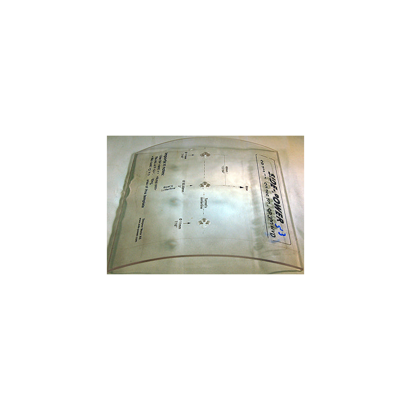 Templates for gear leg Holes in 300mm Tunnel For SP200TC32/240/285/300HYD