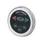 Panel, Touch Thruster Control, Chrome bezel 12/24v Round Cutout, 5-Wire, Reset Auto-Off