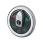 Panel, Boat-shaped Docking Control 12/24v Chrome Bezel, 12/24V, 5-wire, 2" cutout