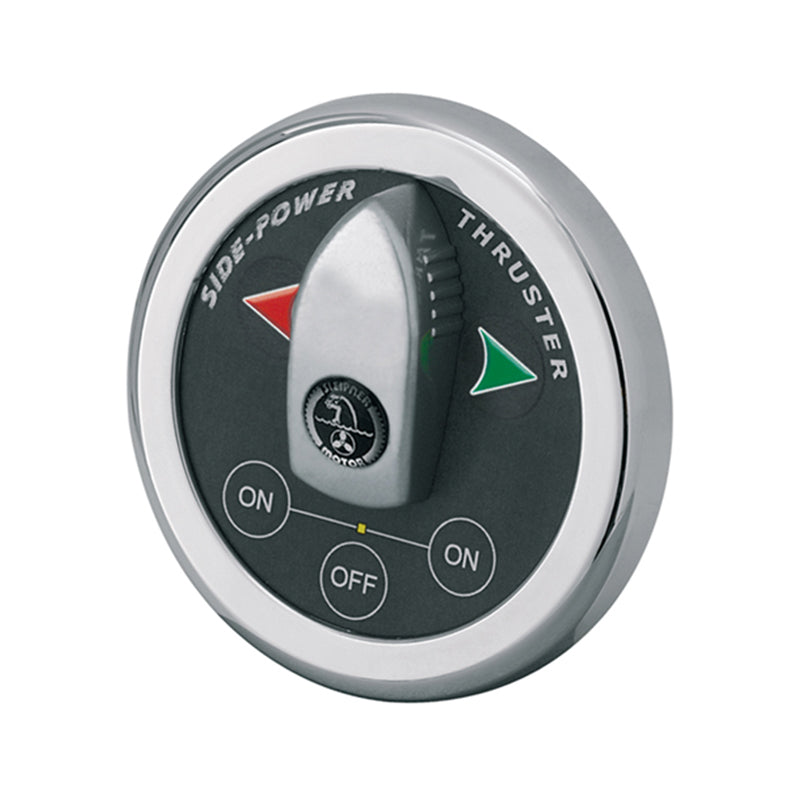 RECON: Panel, Boat-shaped Docking Control 12/24v Chrome Bezel, 12/24V, 5-wire - Reconditioned