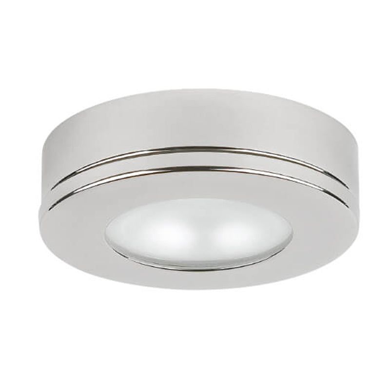 Tide PowerLED w/Base, 10-40VDC, Polished SS , Warm White, 3.2W IP40