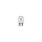 Plug: Italian S11 Standard, 2P+E, 10A/250V, Sicury White, Surcharge may apply if buying less than 100