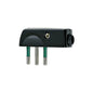 Italian Plug (S11), 2P+E, 10A/250V, 90 degree, Sicury, Black