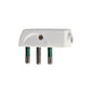 Supernova Italian Plug, SPA17, 90dg Cable Entry, 2P+E, 16A-250V, Sicury, White
