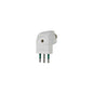 PLUG: ITALIAN, 2P+E, 10A/250V (S11) 90 DEGREE, SICURY, WHITE