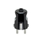 Supernova German Plug, Axial Cable Entry, 2P+E, 16A-250V, Black