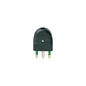 PLUG: ITALIAN, 2P+E, 16A/250V (S17) SICURY, BLACK