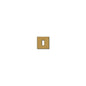 Plate: Aluminum, Bronze, 1 Module, Snap Fixing, 8000 Series, *Surcharge may apply if buying <20*