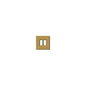 Plate: Aluminum, Bronze, 2 Module, Snap Fixing, 8000 Series, *Surcharge may apply if buying <20*