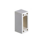 Mounting Box: 1 Module, Surface-mounted, Ivory For 8000 Series